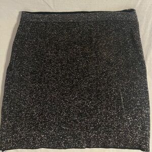 ZARA Knit Sparkling Mini Skirt (S)